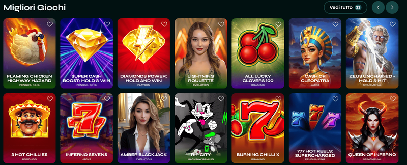 SavaSpin casinò giochi